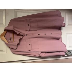 Sabrina Lauren‎ New York Pink Button-Up Shirt XL